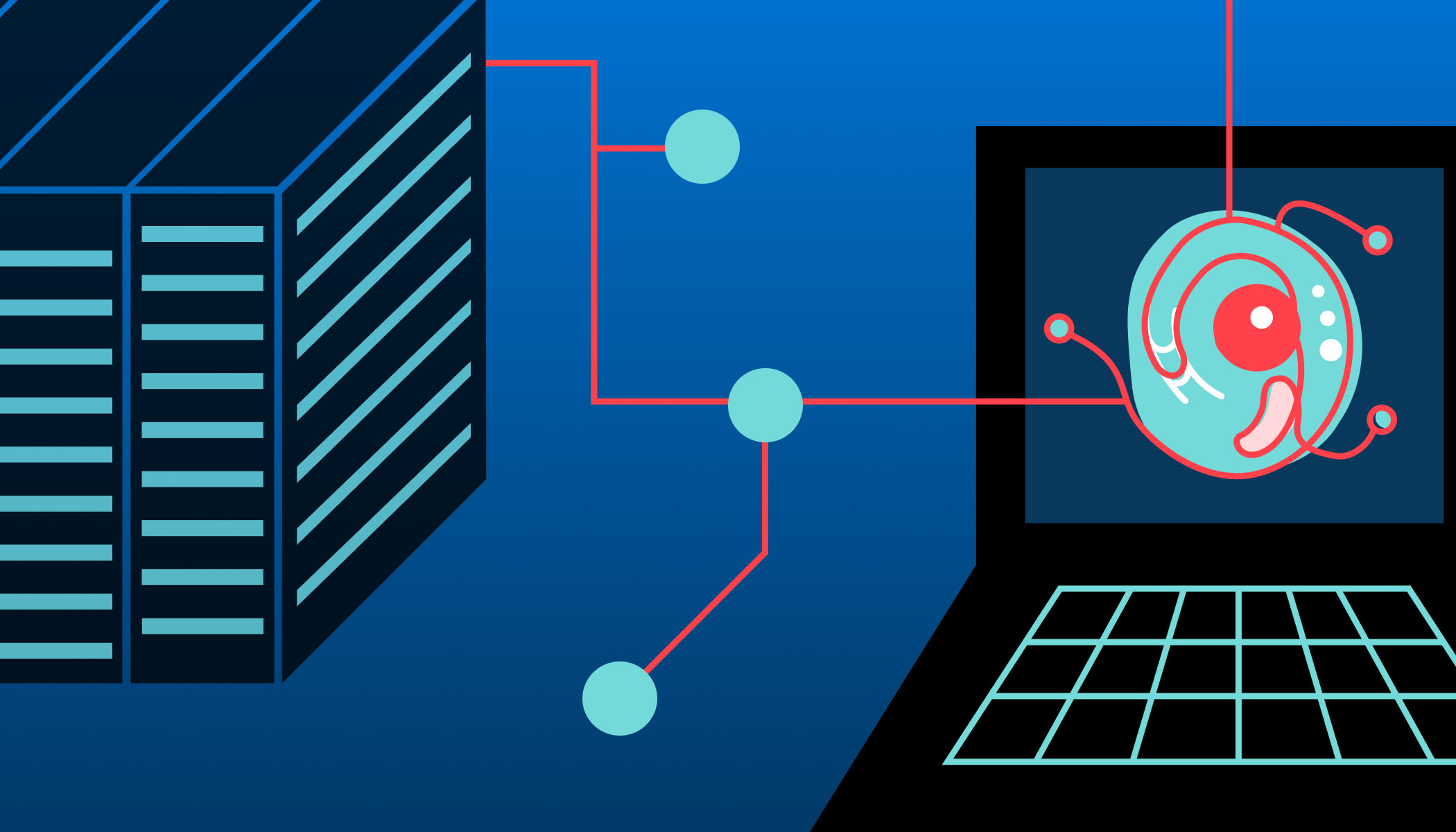 A single cell on a computer screen.