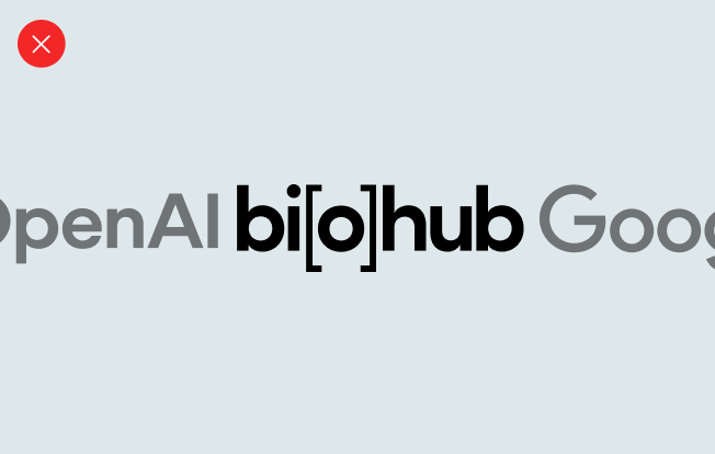 Biohub logo - don't violate clear space